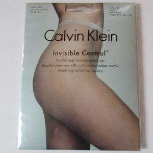 🍍🍍🍍 3 / $15 Calvin Klein Satin Sheer Invisible Control Top Pantyhose